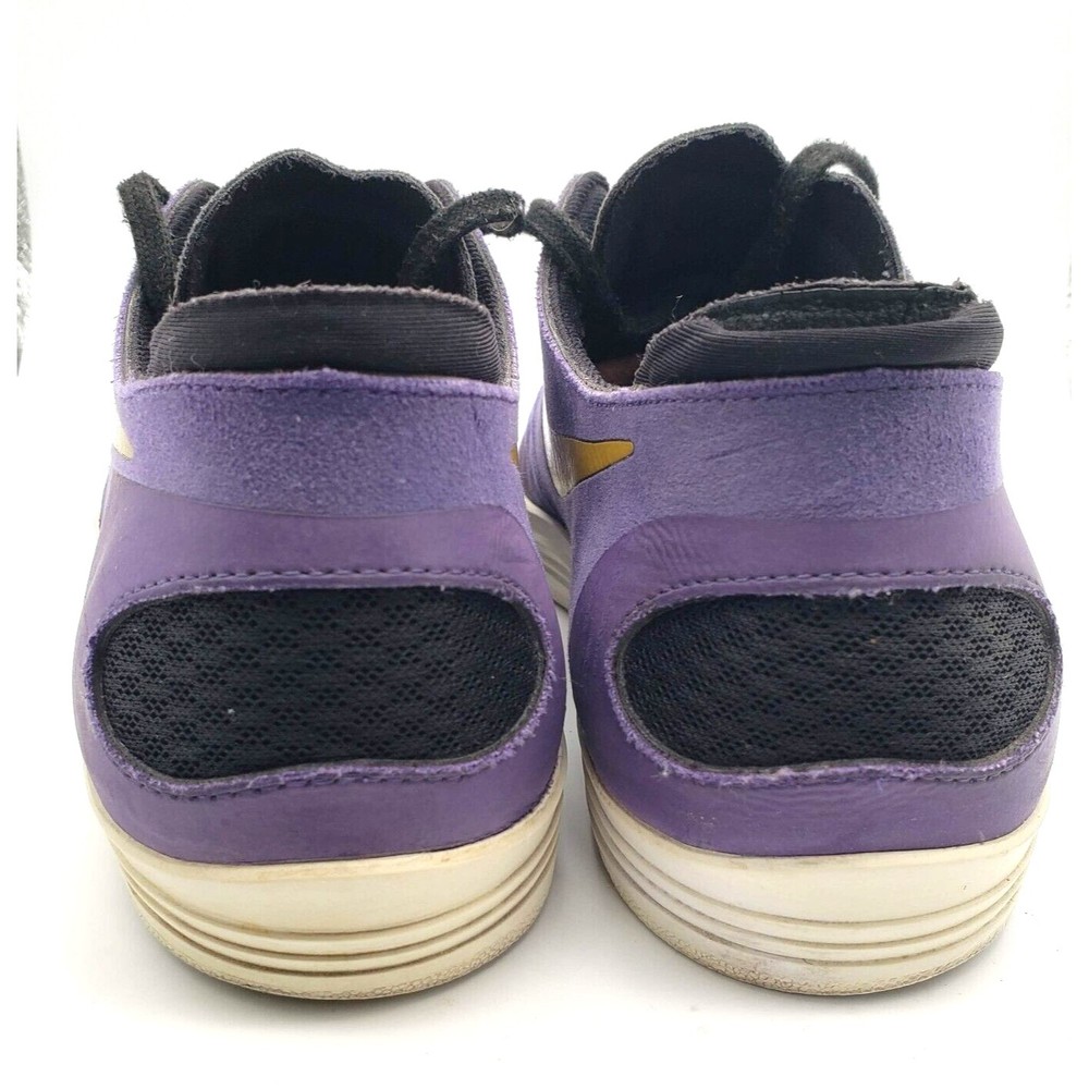 NIKE SB Lunar OneShot Low Top Sneakers Purple & Yellow Lakers (Men's Size 12) - Picture 5 of 7